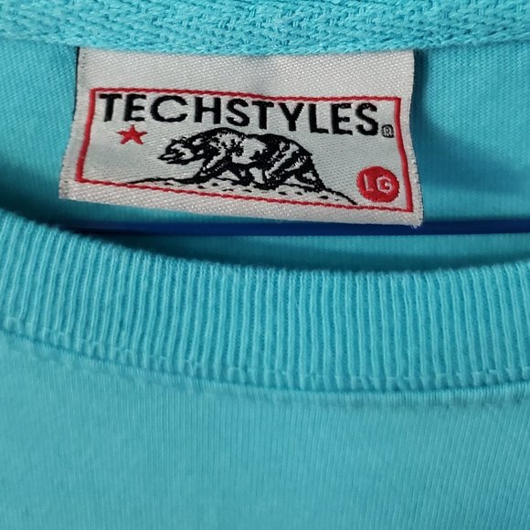 TechStyles The Gulf Orange beach FL T-Shirt Size Large - Picture 4 of 5